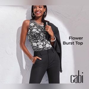 Cabi Flower Burst Top Size S. NWT